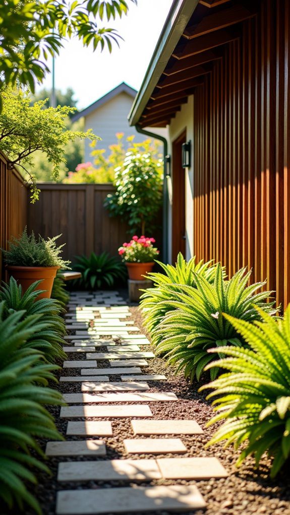 decorative garden boundary design