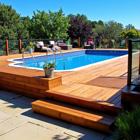 stylish safety platform deck