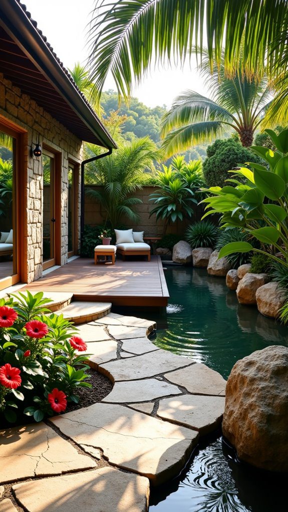 add stone and paving