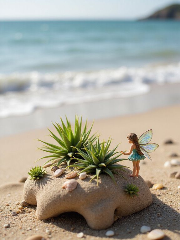 air plants enhance beach gardens