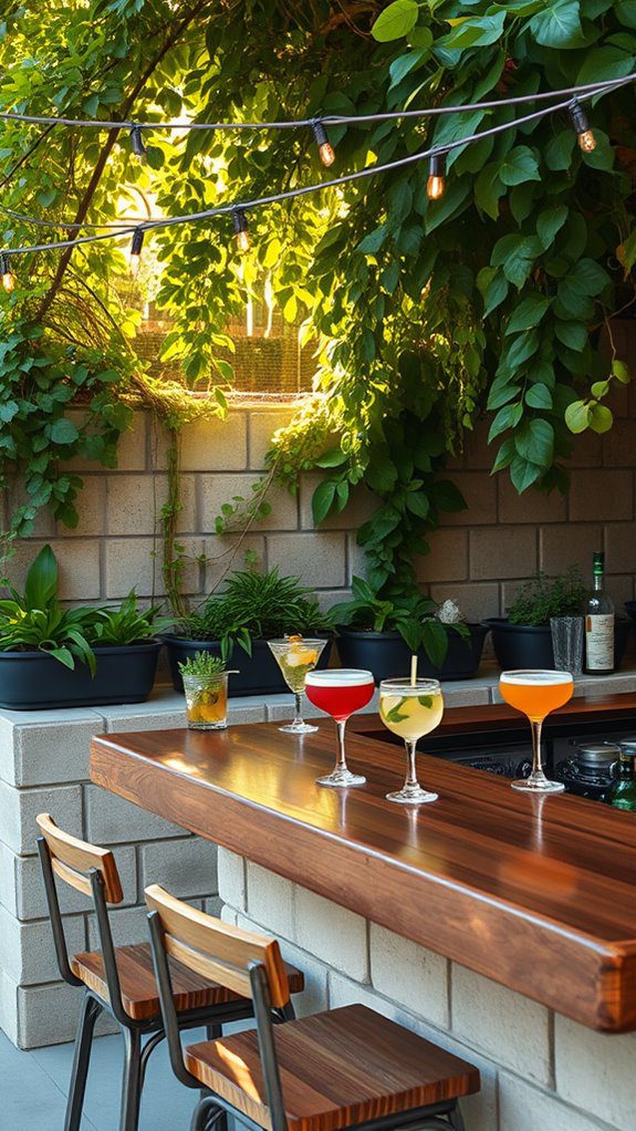 al fresco beverage area