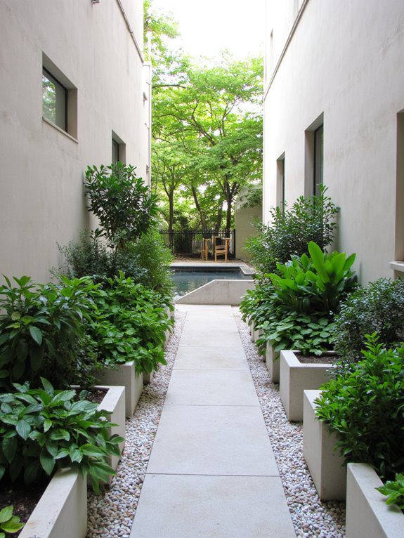 balanced design for courtyards