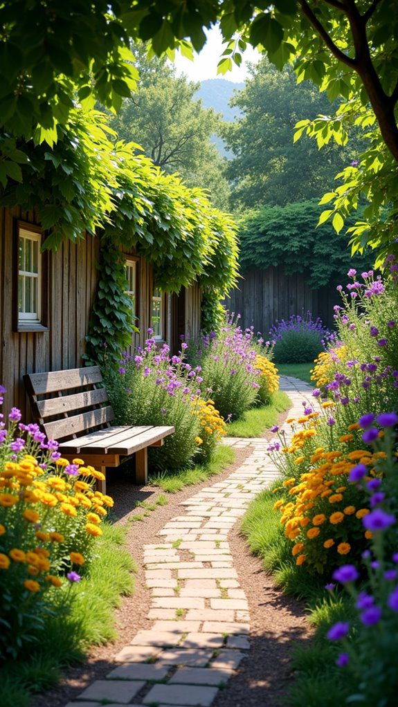 beautiful botanical landscape oasis