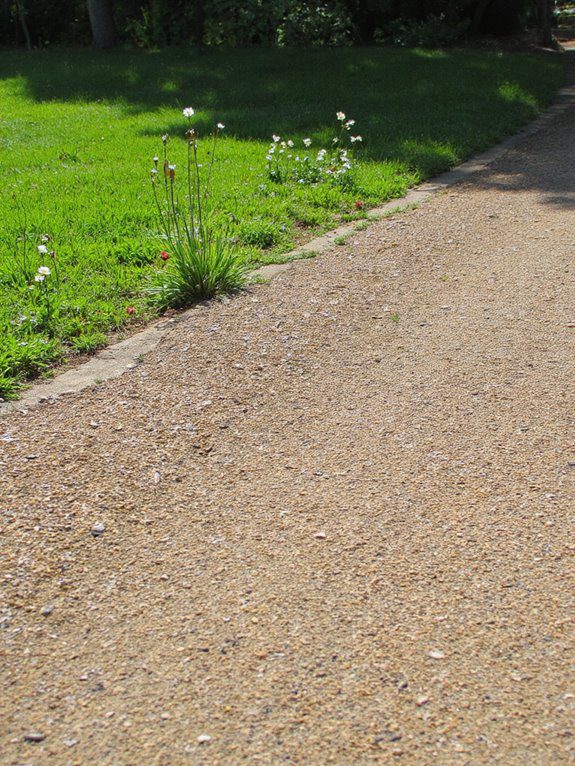 budget friendly gravel edging solution