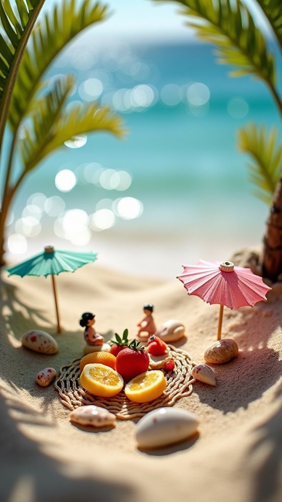 charming beach picnic garden