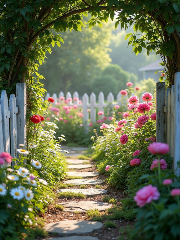 charming classic picket fence