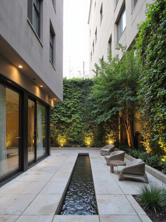 charming retreats in courtyards