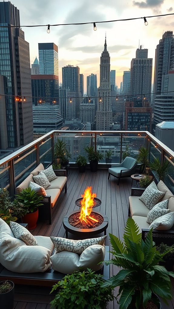 city skyline garden oasis