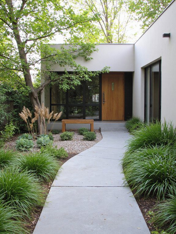 clever planting for framing