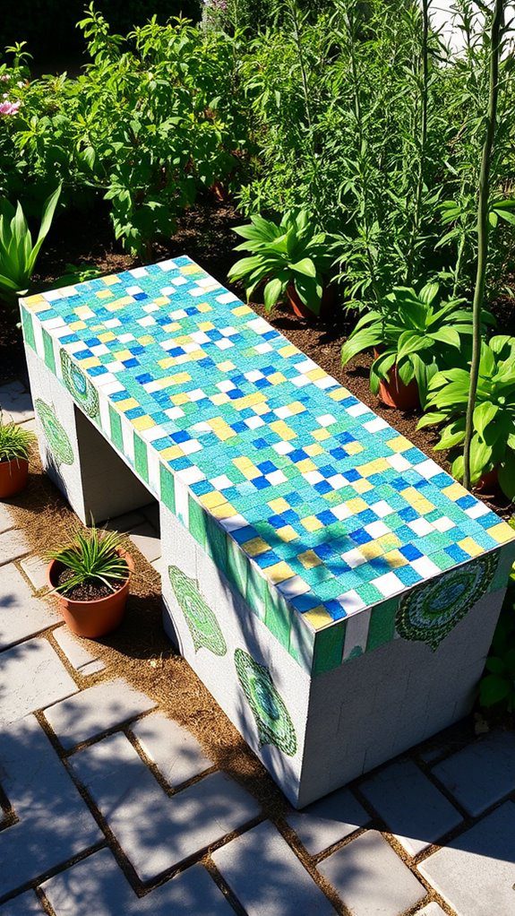 colorful decorative seating option
