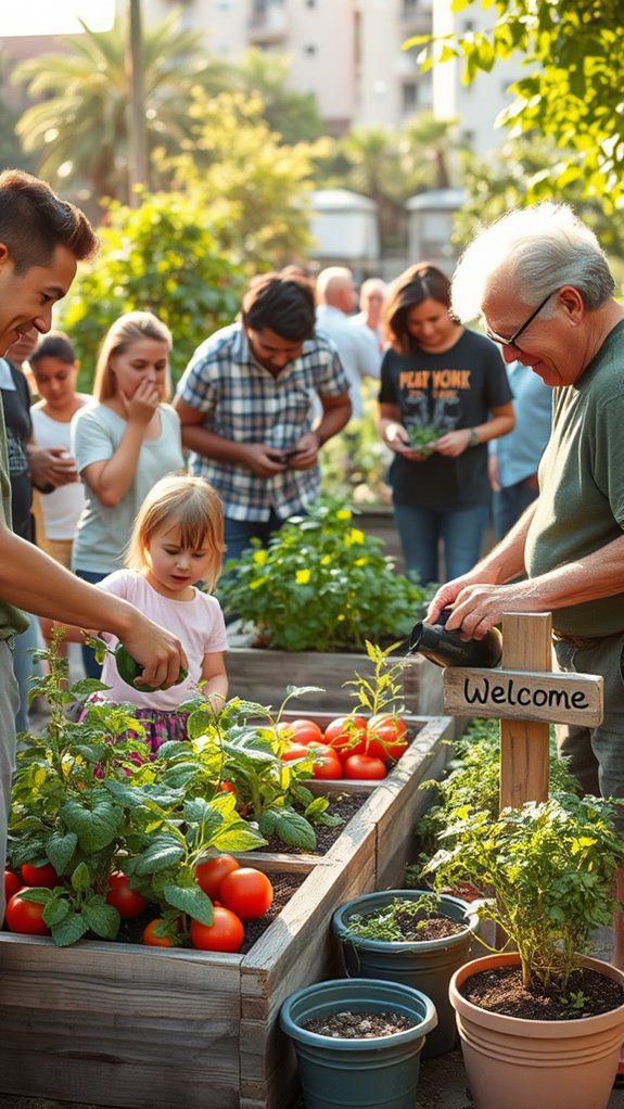 connecting with fellow gardeners