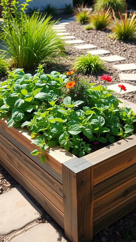 construct a garden planter