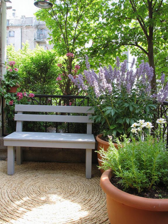 coordinated outdoor color scheme