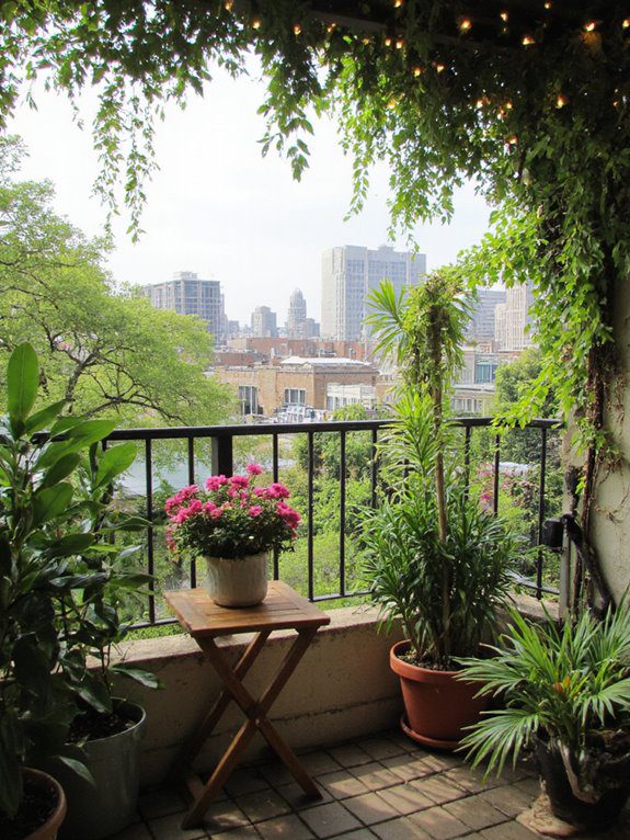 cozy balcony aesthetic enhancements