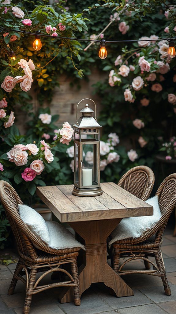 cozy outdoor dining setups