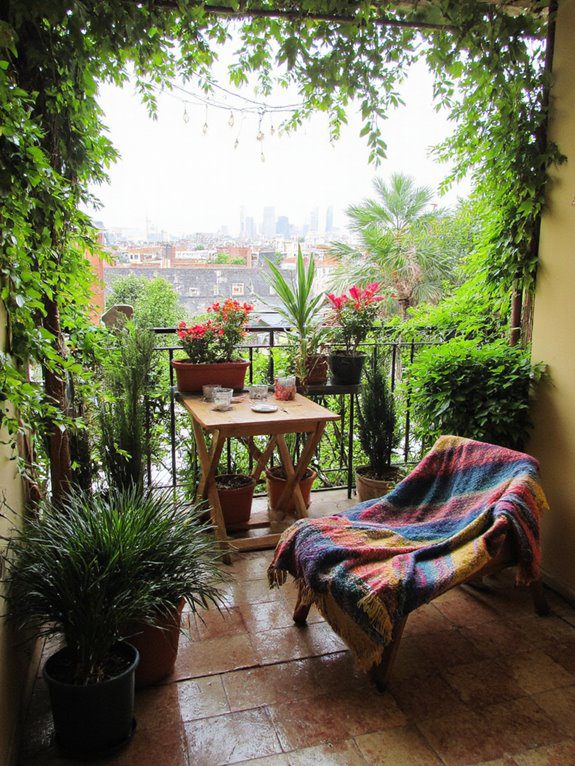 cozy outdoor living oasis