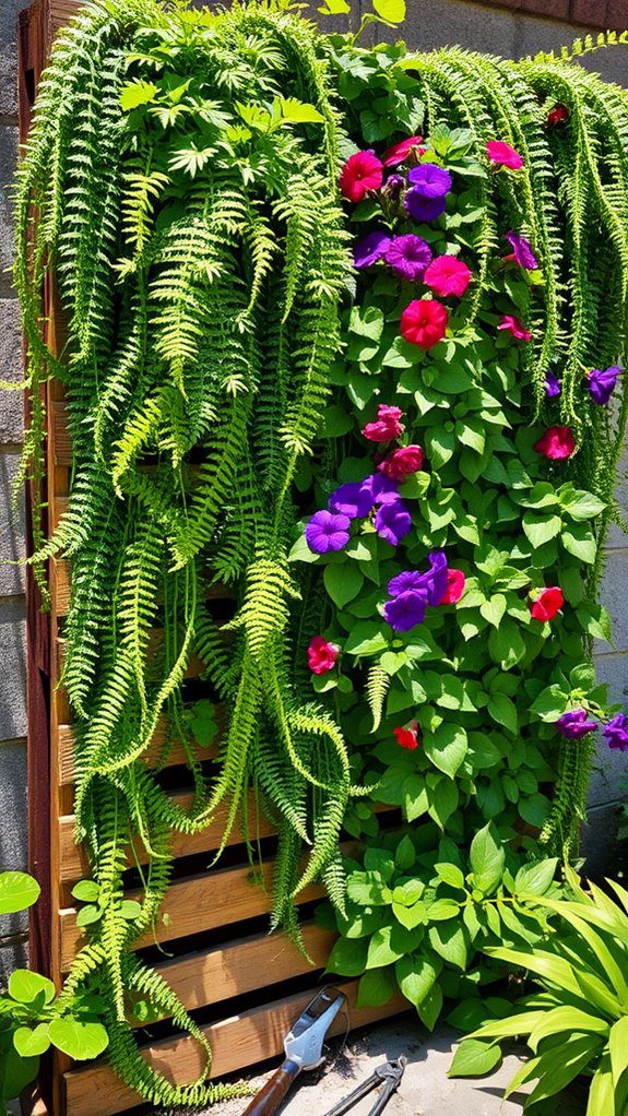 create a vertical garden