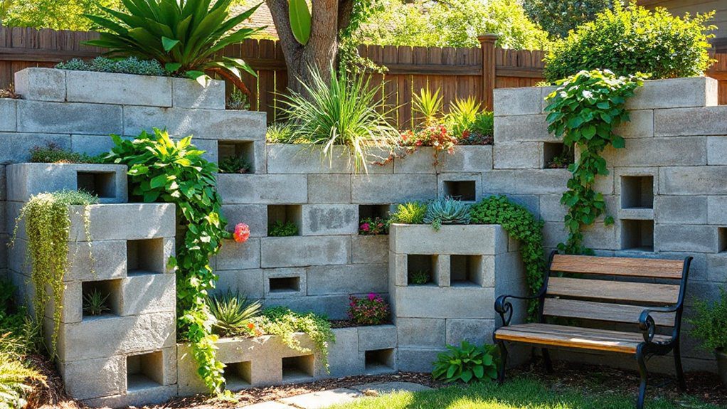 creative budget friendly garden walls