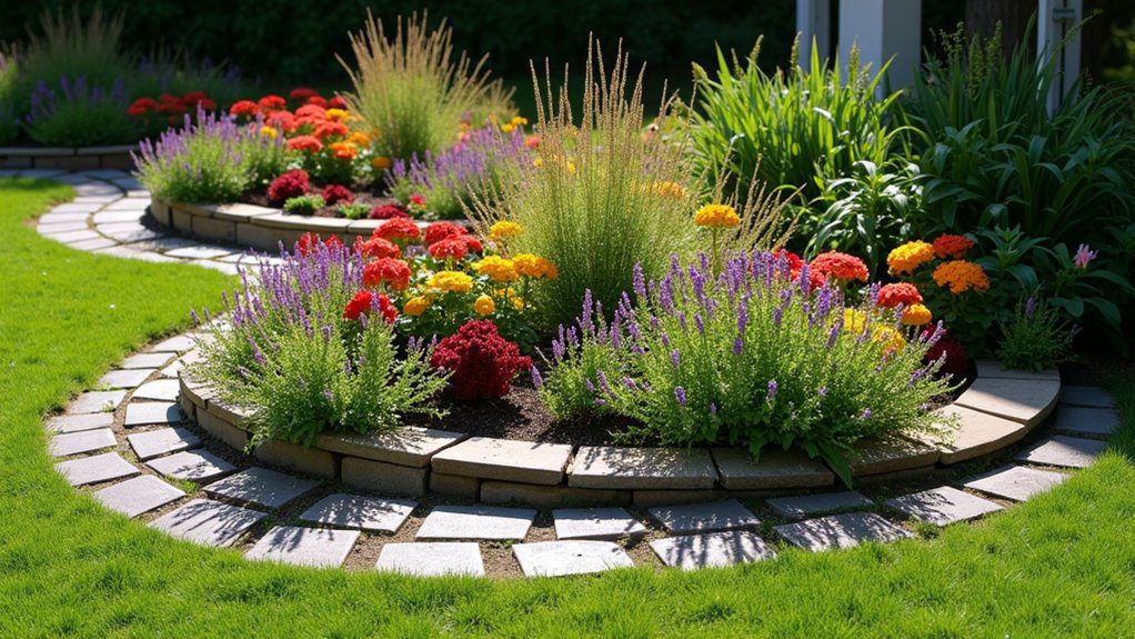 creative flower bed designs