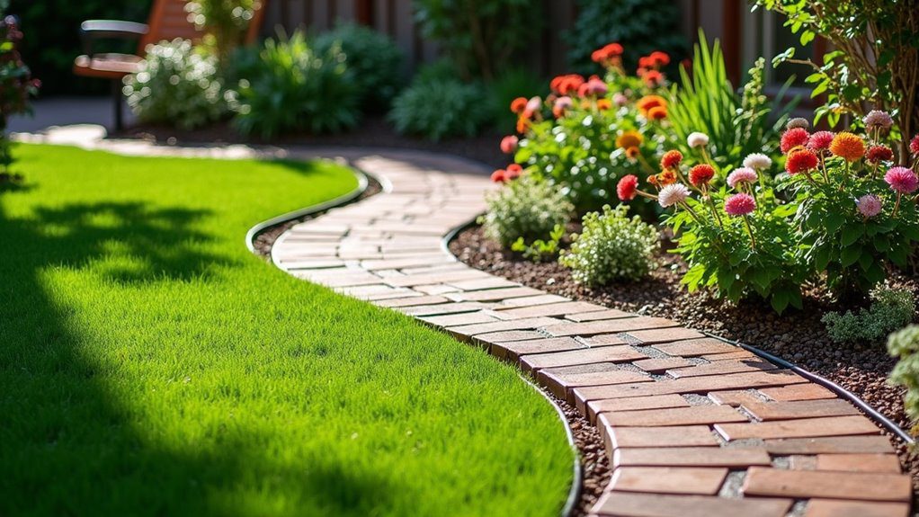 creative lawn edging ideas