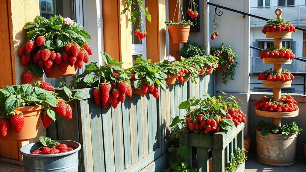 creative strawberry planting solutions