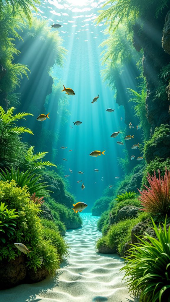 diverse aquatic ecosystem thriving