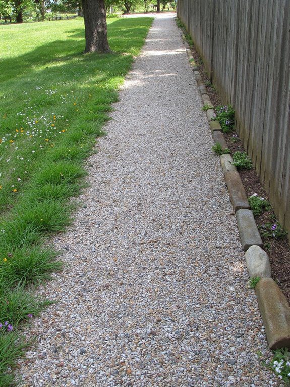 diy gravel path installation