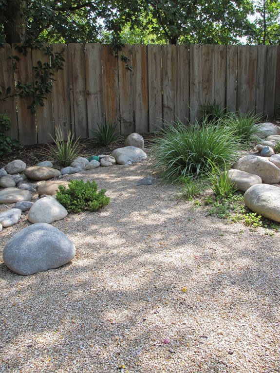 drought tolerant rock garden design