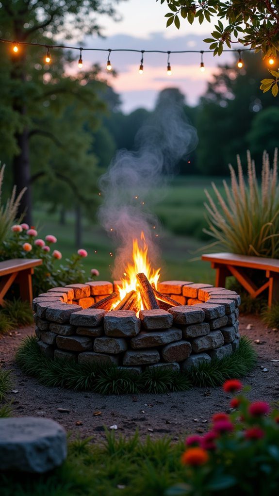 enjoy cozy outdoor evenings