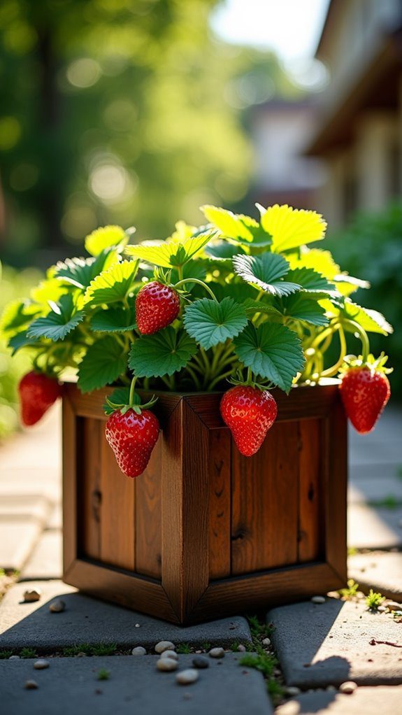 geometric garden container design