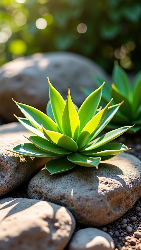 grow amidst rocky terrain