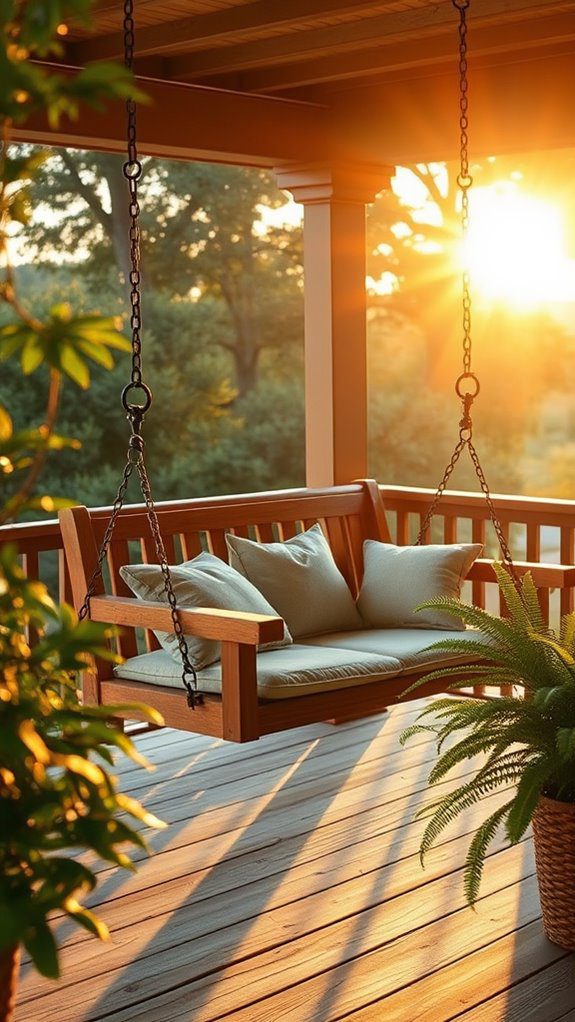 install a porch swing