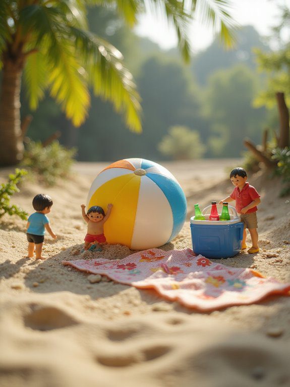 miniature beach ball accessories