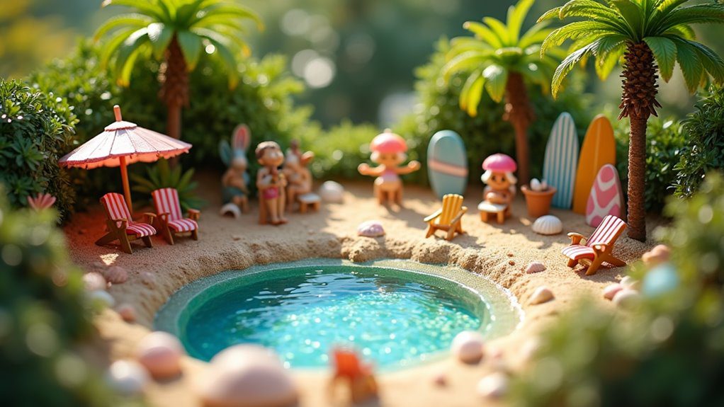 miniature beach fairy gardens
