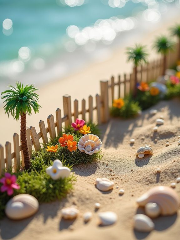 miniature fences for gardens