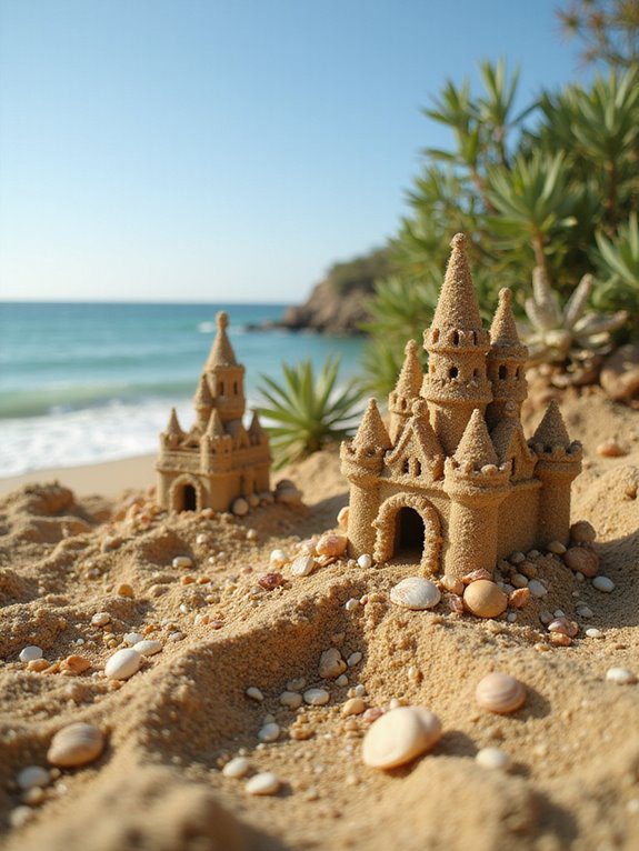 miniature sandcastle beach magic