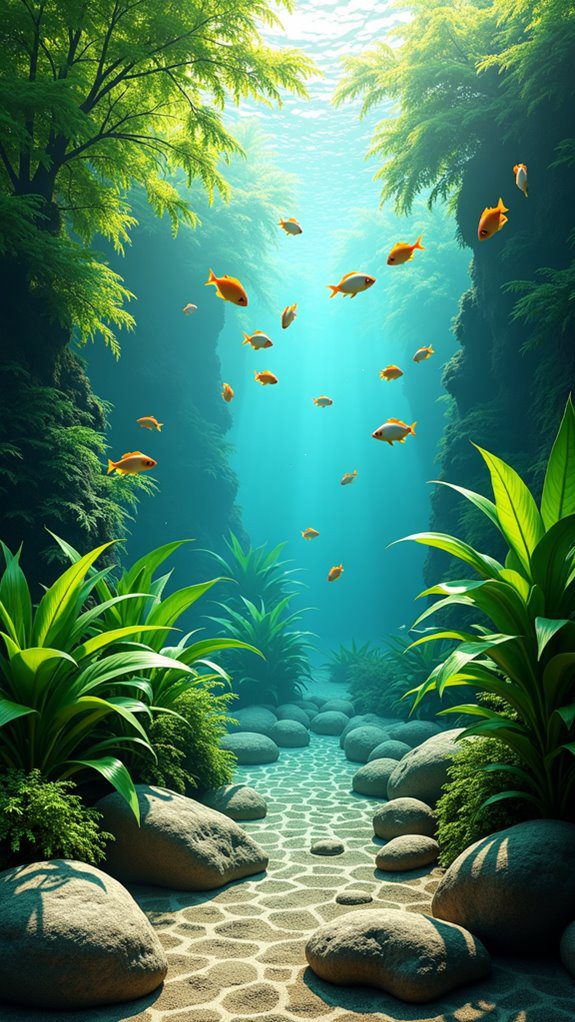 nature inspired aquarium design