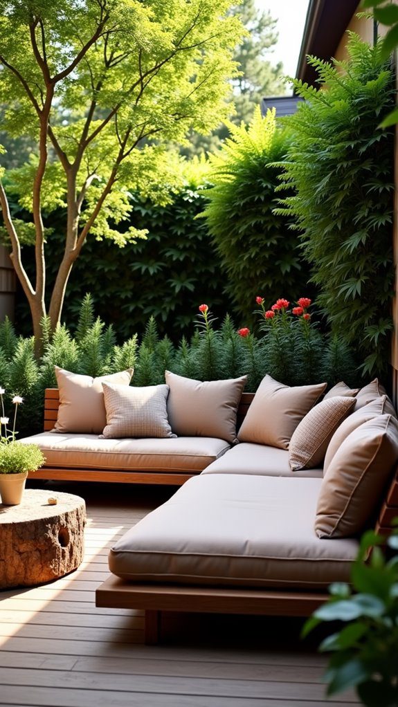 outdoor seating area design