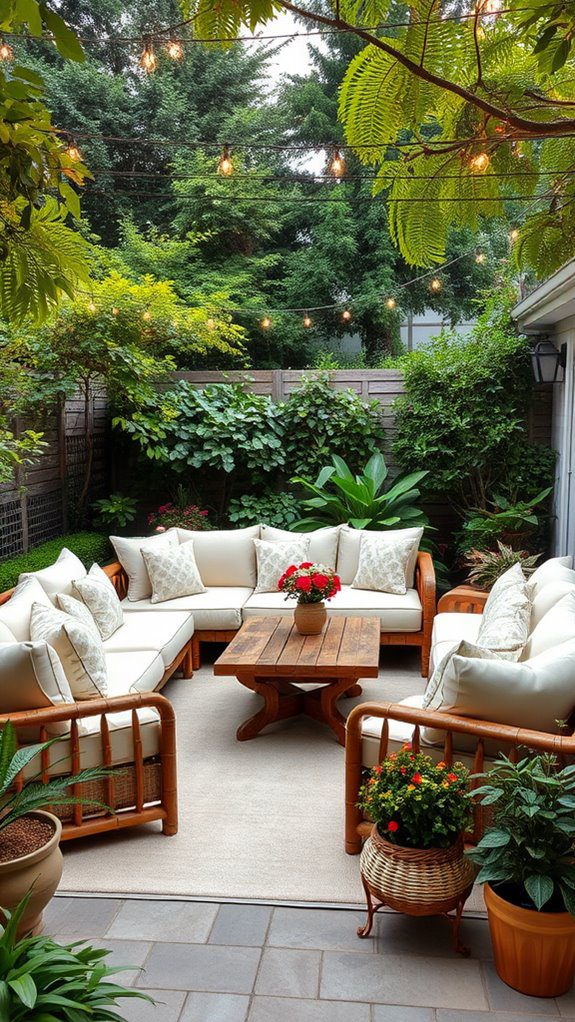outdoor seating layout ideas