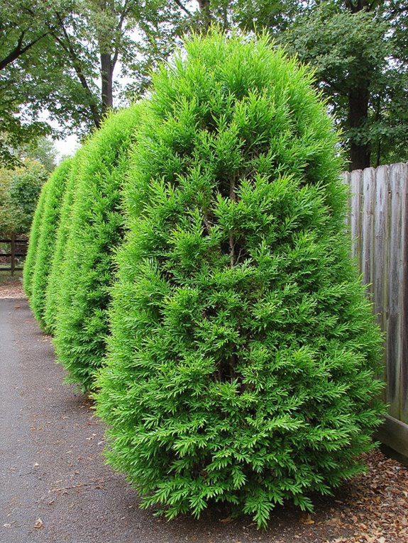 privacy enhancing evergreen shrub