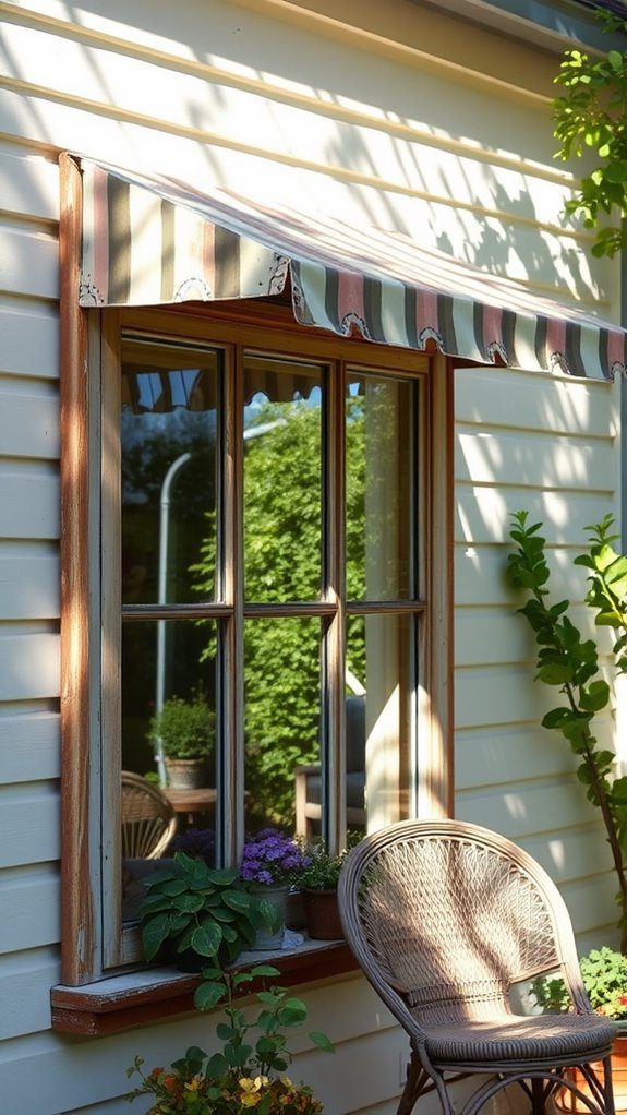 repurposed frame sunshade design