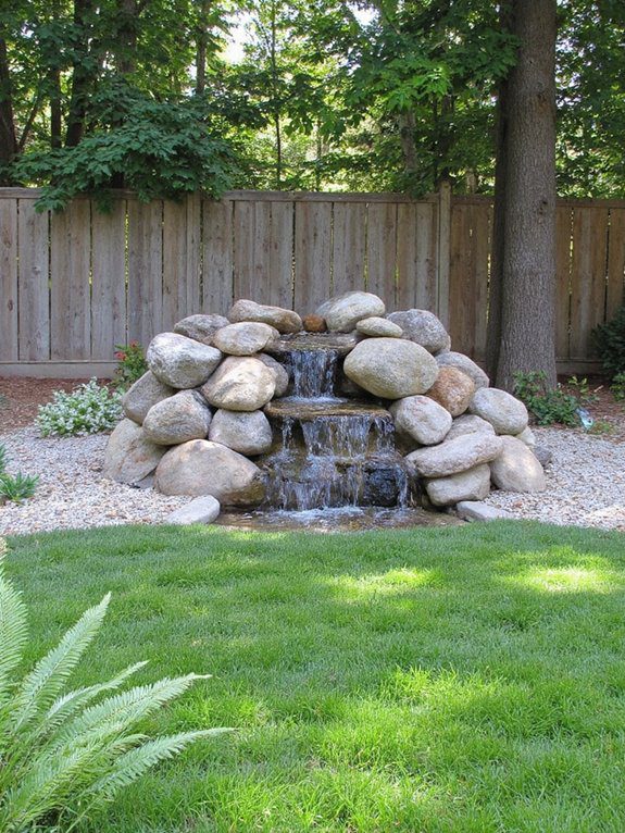 rock water feature design