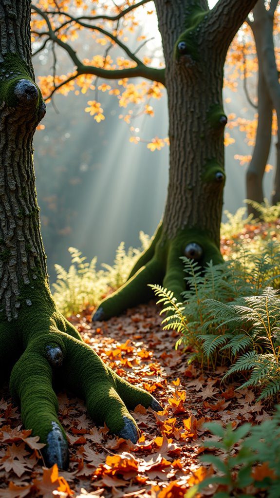 rustic forest landscape serenity