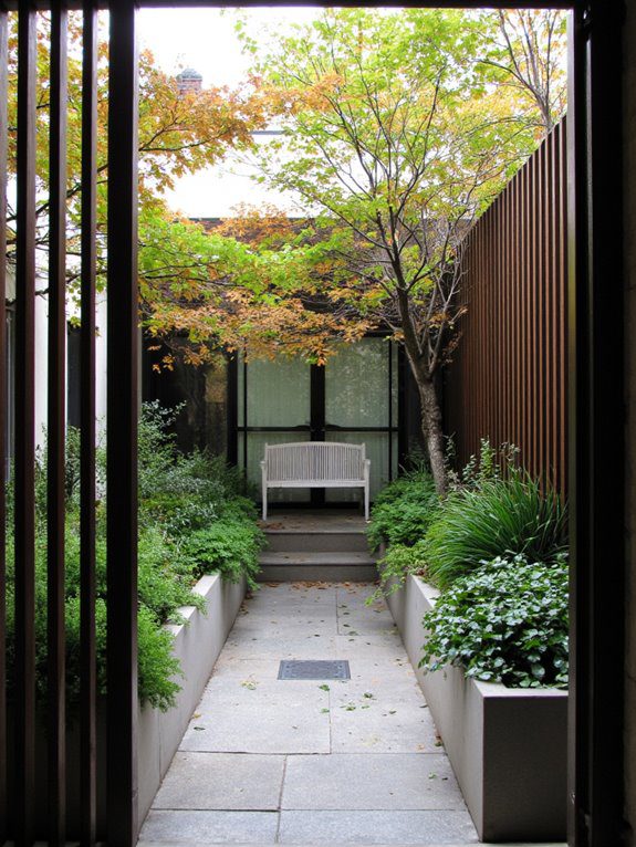 seasonal courtyard design elements