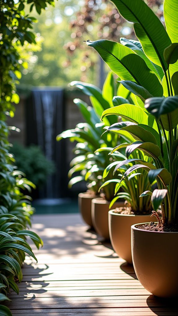 self watering planter integration