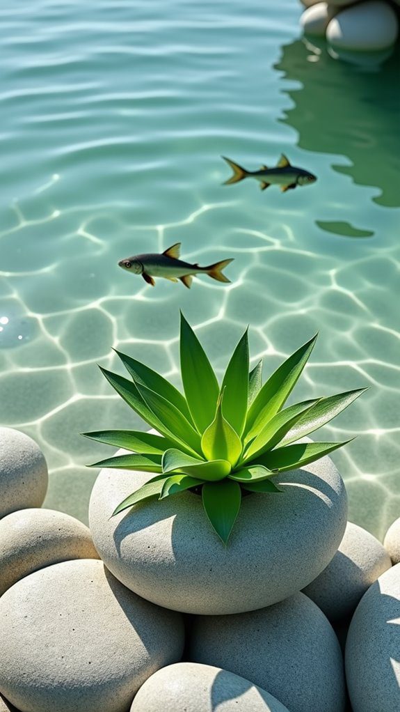 serene aquatic landscape design