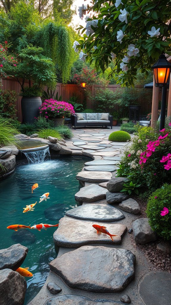serene water feature additions