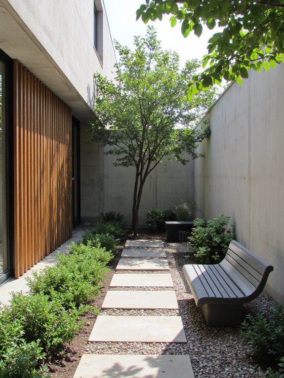 simplify your outdoor space