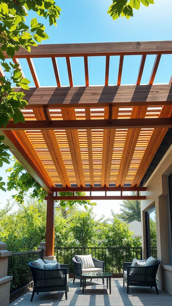 stylish outdoor shade structure