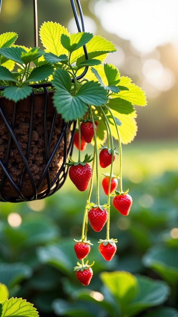 stylish wire plant holder